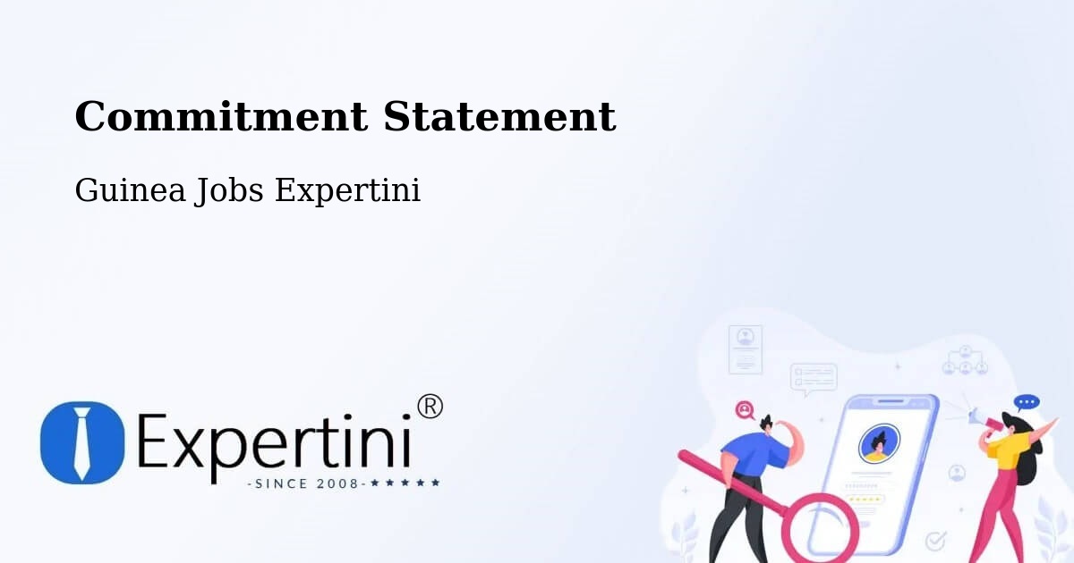 Corporate Commitment – Youkounkoun - Guinea Jobs Expertini